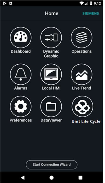 smartHMI Mobile Interface
